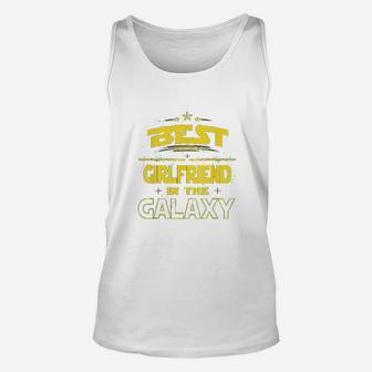 Best Girlfriend In The Galaxy, best friend christmas gifts, unique friend gifts, Unisex Tank Top - Seseable