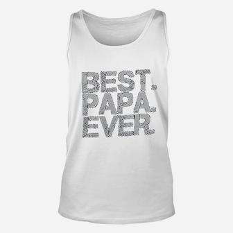Best Papa Ever Worlds Best Dad Unisex Tank Top - Seseable