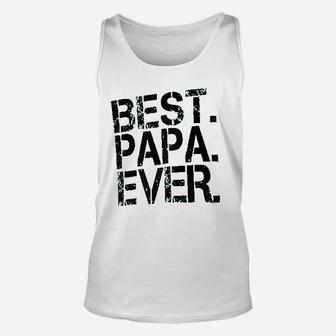 Best Papa Ever Worlds Greatest Dad Unisex Tank Top - Seseable