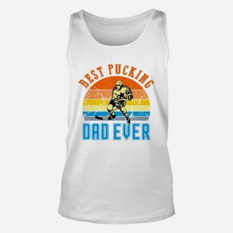 Best Pucking Dad Vintage Retro Fathers Day Gift For Men Dads T-shirt Unisex Tank Top - Seseable
