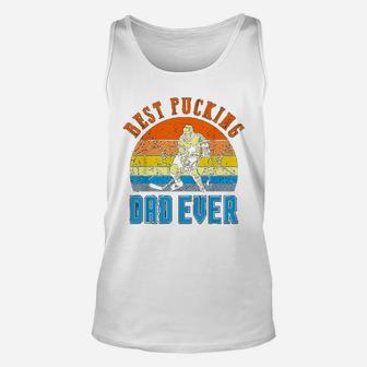 Best Pucking Dad Vintage Retro Fathers Day Gift For Men Dads Unisex Tank Top - Seseable