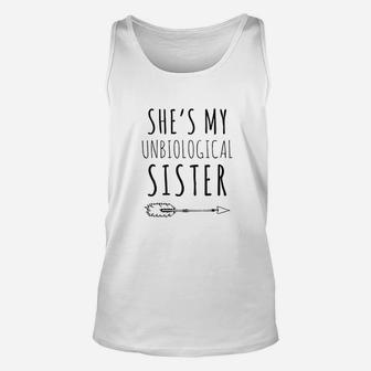 Bff Matching Outfits Unbiological Sister Best Friend Forever Unisex Tank Top - Seseable