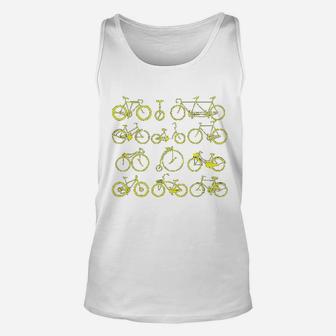 Bicycle Cycling Mountain Bike Humor Cyclist Hipster Rider Unisex Tank Top - Seseable