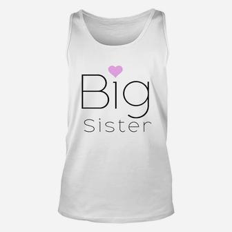 Big Sister Girls Announcement birthday Unisex Tank Top - Seseable