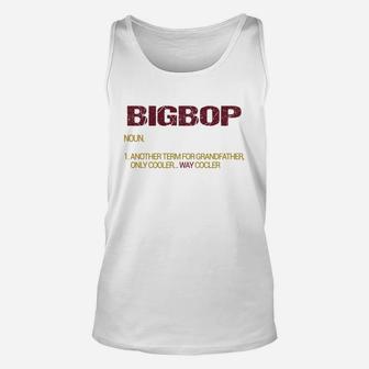 Bigbop Funny Grandfather Definition Distressed Retro Men Gift Unisex Tank Top - Seseable