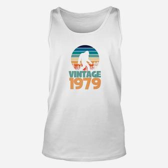 Birthday Vintage 1979 Bigfoot Gift Yeti Unisex Tank Top - Seseable