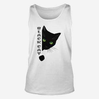 Black Cat Tattoo - Pet Lover Unisex Tank Top - Seseable