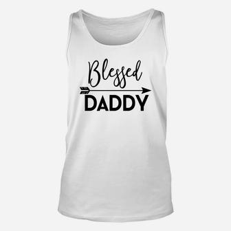 Blessed Daddy Men Fathers Day Expecting Dad Gift Unisex Tank Top - Seseable