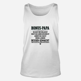 Bonus-Papa Herren Unisex TankTop, Liebevolle Botschaft für Stiefväter - Seseable