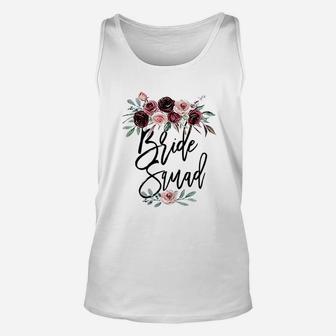 Bridal Gift For Bridesmaid Best Friend Bride Squad Unisex Tank Top - Seseable