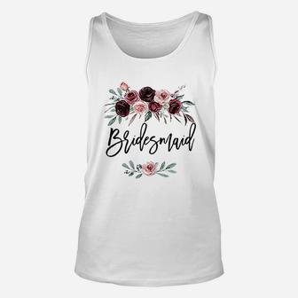 Bridal Shower Wedding Gift For Bridesmaid Maid Of Honor Unisex Tank Top | Seseable FR