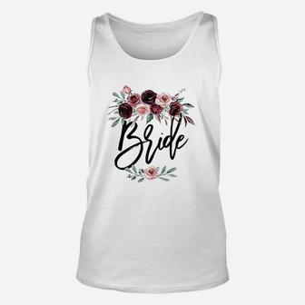 Bridal Shower Wedding Gift For Her Bridesmaid Daughter Bride Unisex Tank Top | Seseable FR