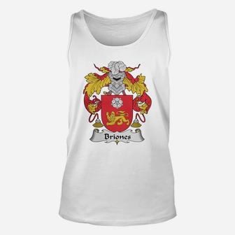 Briones Family Crest Spanish Family Crests Unisex Tank Top | Seseable UK