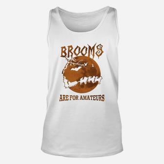 Brooms Are For Amateurs Dog Sledding Unisex Tank Top | Seseable CA