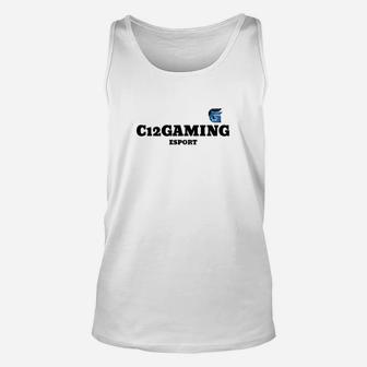 C12 Gaming Logo Unisex TankTop Unisex Weiß, Esport-Team Fanbekleidung - Seseable