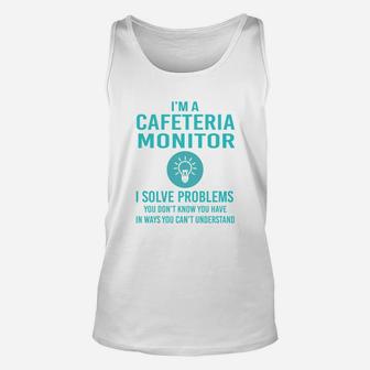 Cafeteria Monitor Unisex Tank Top - Seseable