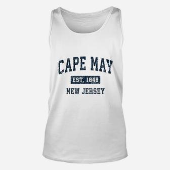 Cape May New Jersey Nj Vintage Sports Unisex Tank Top - Seseable