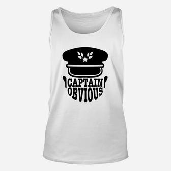 Captain Obvious T-shirts Unisex Tank Top - Seseable