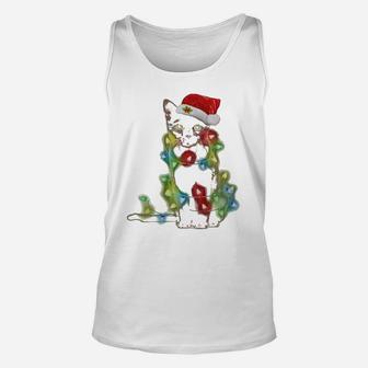 Cat Christmas Shirt T-shirt Unisex Tank Top - Seseable