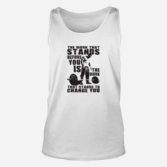 Change bodybuilding Motivation T-shirts201748140434 Unisex Tank Top - Seseable
