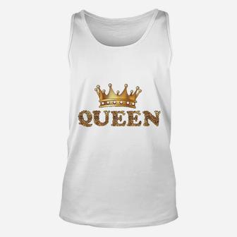 Cheetah Print Queen King Pajamas Couples Matching Clothes Unisex Tank Top - Seseable