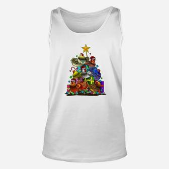 Chicken Christmas Tree Hen Rooster Farmer Holiday Gift Unisex Tank Top - Seseable