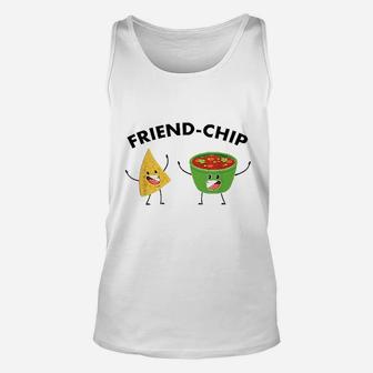 Chips And Salsa Kawaii Funny Friend Chip Unisex Tank Top - Seseable