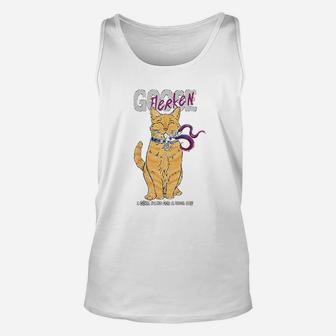 Cool Name For A Cat Cartoon Style Unisex Tank Top - Seseable