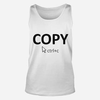 Copy And Paste Father And Daughter Matching Family Unisex Tank Top - Seseable