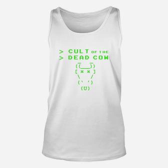 Cult Of The Dead Cow Unisex Tank Top - Seseable