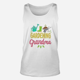 Cute Gardening Grandma Gift Funny Vegetable Garden Gardener Unisex Tank Top - Seseable