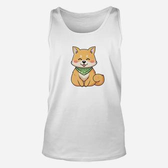 Cute Shiba Inu Dog Anime Kawaii Puppy Animal Unisex Tank Top - Seseable