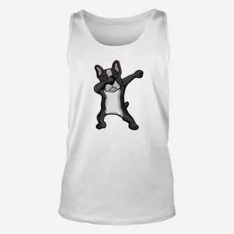 Dabbing French Bulldog Funny Hip Hop Dab Pose Gifts Unisex Tank Top - Seseable