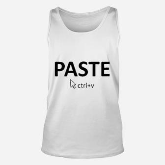Dad And Son Copy Paste Family Unisex Tank Top - Seseable