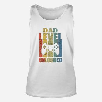 Dad Level Unlocked Soon To Be Father Unisex Tank Top - Seseable