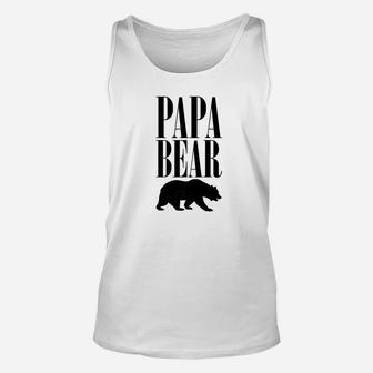 Dad Life Papa Bear Tees Hunting Father Holiday Gifts Unisex Tank Top - Seseable