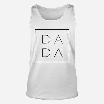 Dada First Time Fathers Day, best christmas gifts for dad Unisex Tank Top - Seseable