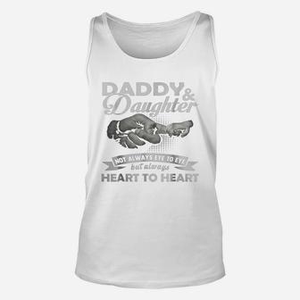 Daddy And Daughter Not Always Eye To Eye Unisex Tank Top - Seseable