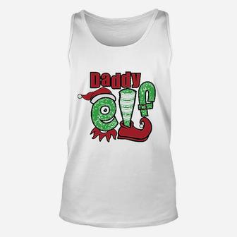 Daddy Elf Christmas For Dad Unisex Tank Top | Seseable CA