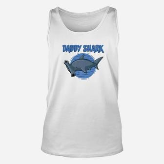 Daddy Hammerhead Shark Unisex Tank Top - Seseable