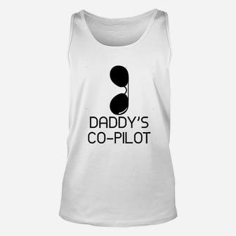 Daddys Co Pilot, best christmas gifts for dad Unisex Tank Top - Seseable