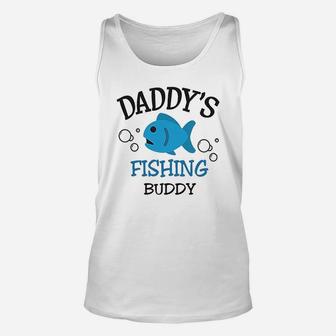Daddys Dad Father Fishing Buddy Style B Fathers Day Unisex Tank Top - Seseable
