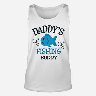 Daddys Dad Father Fishing Buddy Unisex Tank Top - Seseable