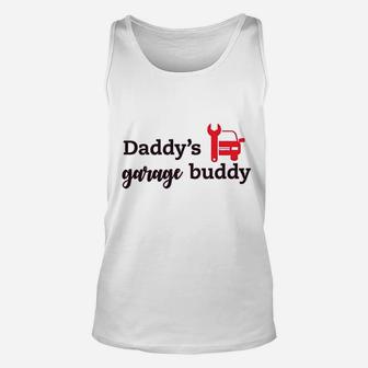 Daddys Garage Buddy Mechanic Dad Fathers Day Unisex Tank Top - Seseable
