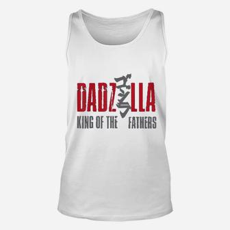 Dadzilla Greatest Dads Fathers Day Unisex Tank Top - Seseable