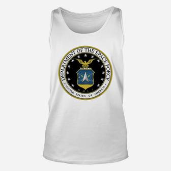 Department Of The Space Force United States Of America Unisex Tank Top - Seseable