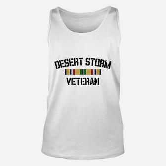 Desert Storm Veteran Pride Unisex Tank Top - Seseable