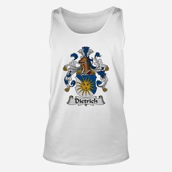 Dietrich Family Crest German Family Crests Unisex Tank Top - Seseable