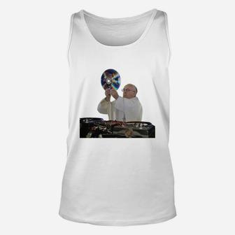 Dj Earth Pope Francis Edm Holy Father Unisex Tank Top - Seseable
