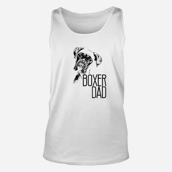 Dog Lovers Boxer Dad Gift Unisex Tank Top - Seseable